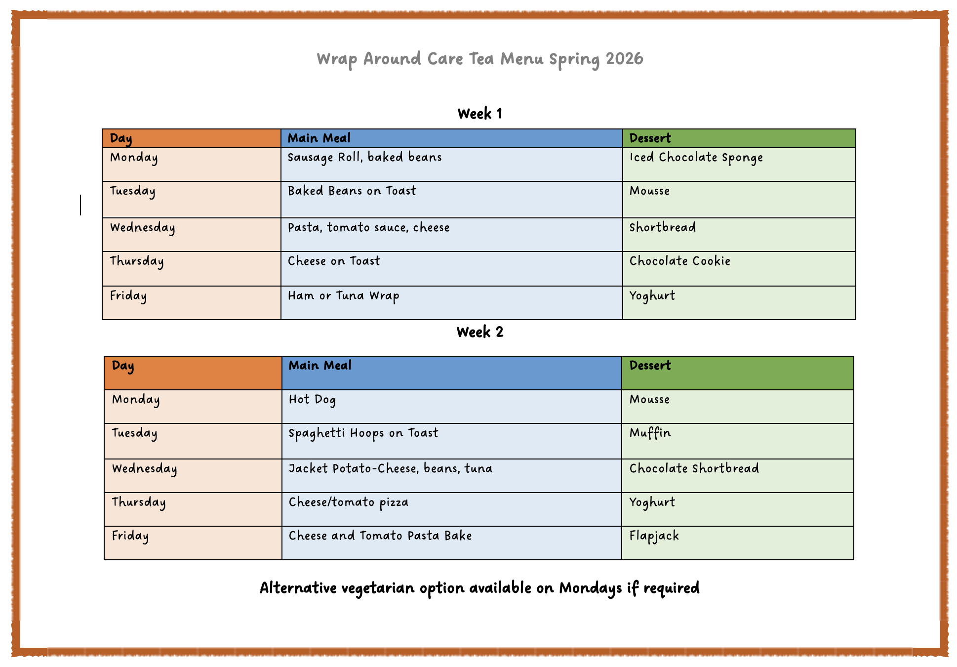 Wraparound Menu Spring 2026